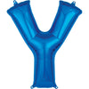 34 inch LETTER Y - ANAGRAM - BLUE - LA Balloons