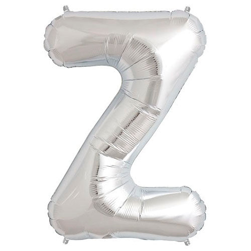 34 inch LETTER Z - NORTHSTAR - SILVER - LA Balloons