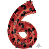 34 inch MICKEY MOUSE FOREVER NUMBER 6 - LA Balloons