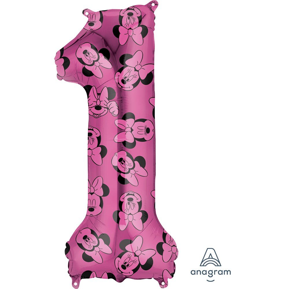 34 inch MINNIE MOUSE FOREVER NUMBER 1