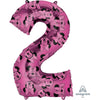 34 inch MINNIE MOUSE FOREVER NUMBER 2 - LA Balloons