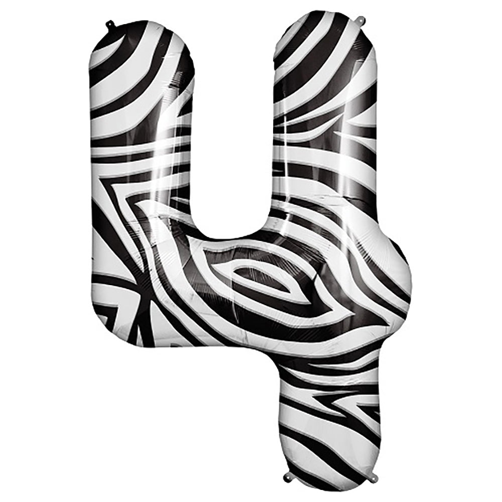 34 inch NUMBER 4 - NORTHSTAR - ZEBRA