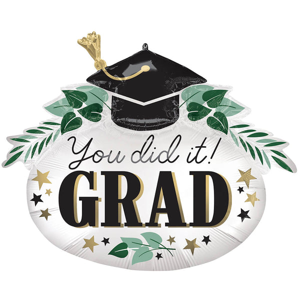 34 inch SATIN YOU DID IT IVY GRAD - LA Balloons