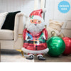 34 inch SNOWY SANTA - LA Balloons