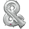 34 inch SYMBOL & - ANAGRAM - SILVER - LA Balloons
