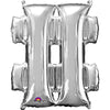 34 inch SYMBOL  - ANAGRAM - SILVER - LA Balloons