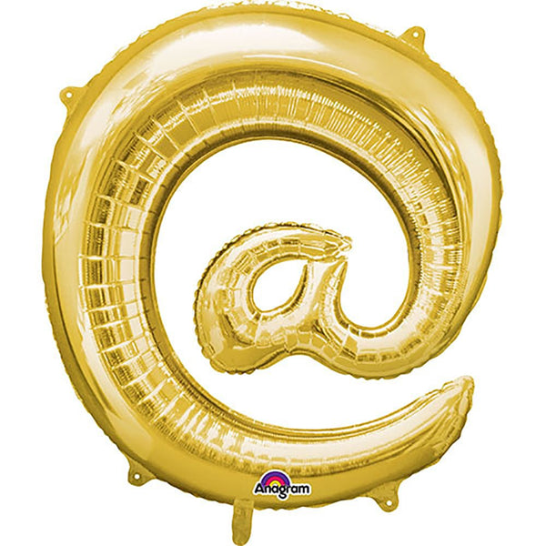 34 inch SYMBOL @ GOLD - LA Balloons