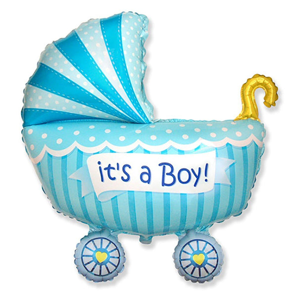 35 inch BABY BUGGY BOY - LA Balloons