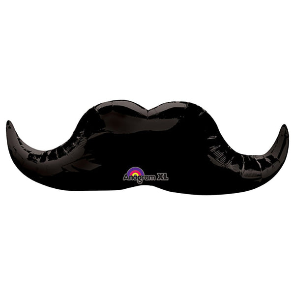 35 inch BLACK MUSTACHE - LA Balloons
