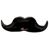 35 inch BLACK MUSTACHE - LA Balloons
