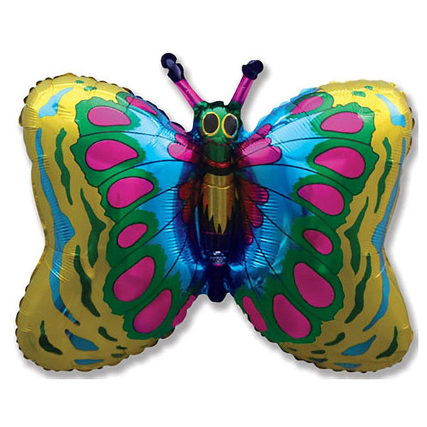 35 inch BUTTERFLY - GOLD - LA Balloons