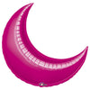 35 inch CRESCENT MOON - FUCHSIA (3 PK) - LA Balloons