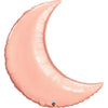 35 inch CRESCENT MOON - ROSE GOLD - LA Balloons