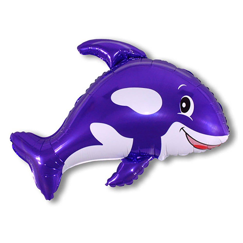 35 inch FRIENDLY WHALE - PURPLE