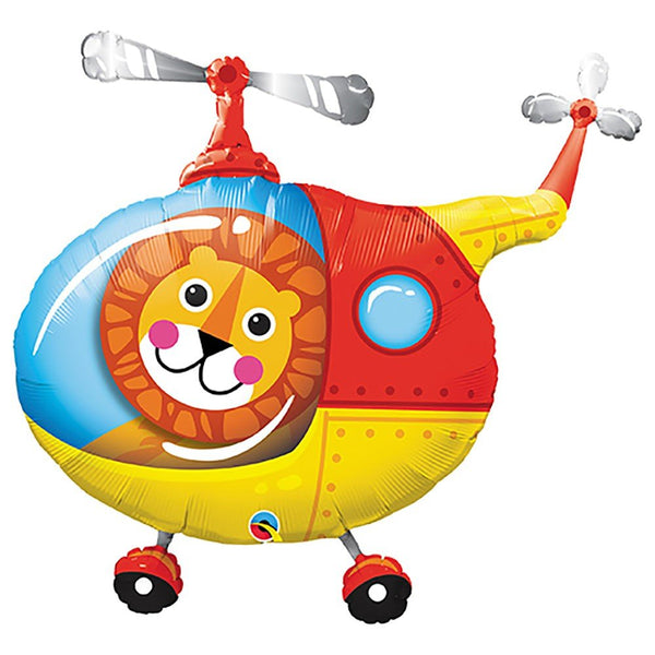 35 inch LION HELICOPTER PILOT - LA Balloons