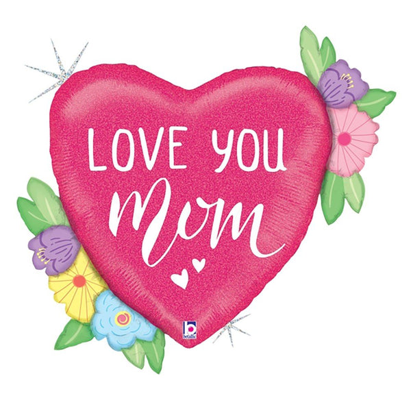 35 inch PASTEL FLORAL MOM - LA Balloons