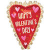 35 inch SKETCHED IMPRESSIONS ELONGATED HEART - SHAPED - LA Balloons