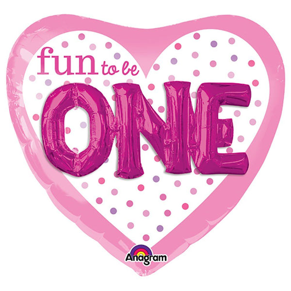 36 inch FUN TO BE O - N - E GIRL - LA Balloons