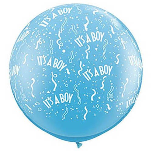 36 inch IT'S A BOY - A - ROUND - LA Balloons