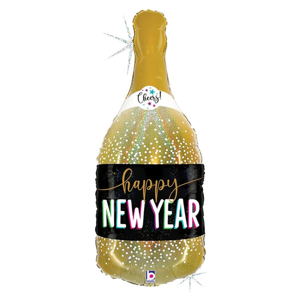 36 inch NEW YEAR CHAMPAGNE - LA Balloons