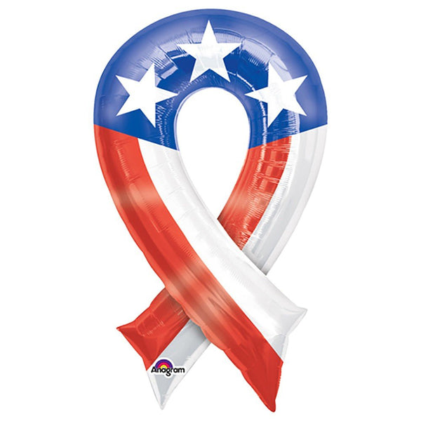 36 inch PATRIOTIC RIBBON - LA Balloons