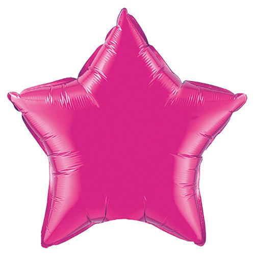 36 inch STAR - MAGENTA - LA Balloons