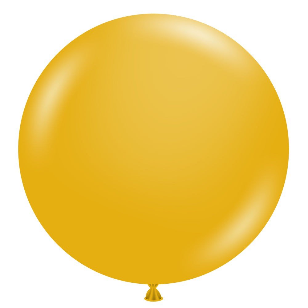 36 inch TUFTEX MUSTARD - LA Balloons