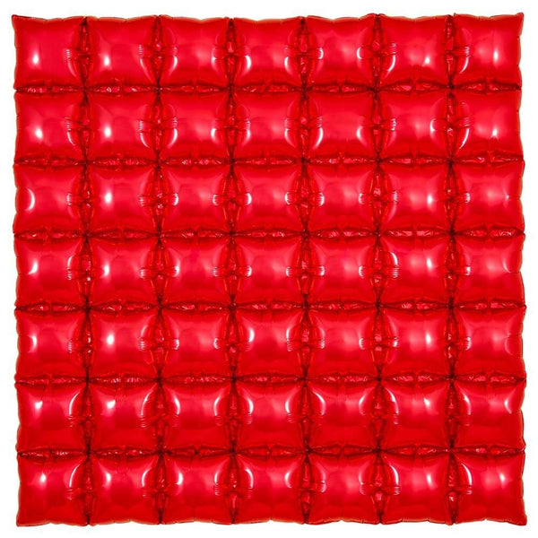 36 inch WAFFLE PANEL - RED - LA Balloons