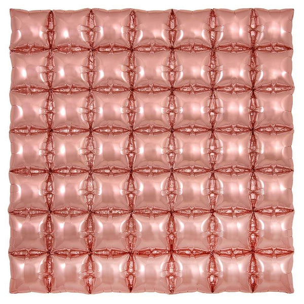36 inch WAFFLE PANEL - ROSE GOLD - LA Balloons
