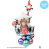 37 inch DECORATED GINGERBREAD HOUSE - LA Balloons