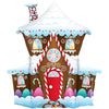 37 inch DECORATED GINGERBREAD HOUSE - LA Balloons