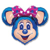 37 inch SUPER LOLLY MOUSE - BLUE - LA Balloons