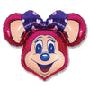 37 inch SUPER LOLLY MOUSE - FUCHSIA - LA Balloons