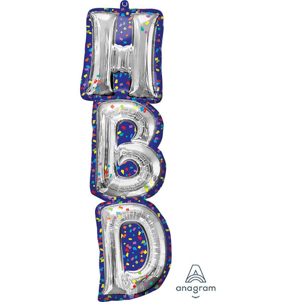 38 inch HAPPY BIRTHDAY BALLOON LETTERS - LA Balloons
