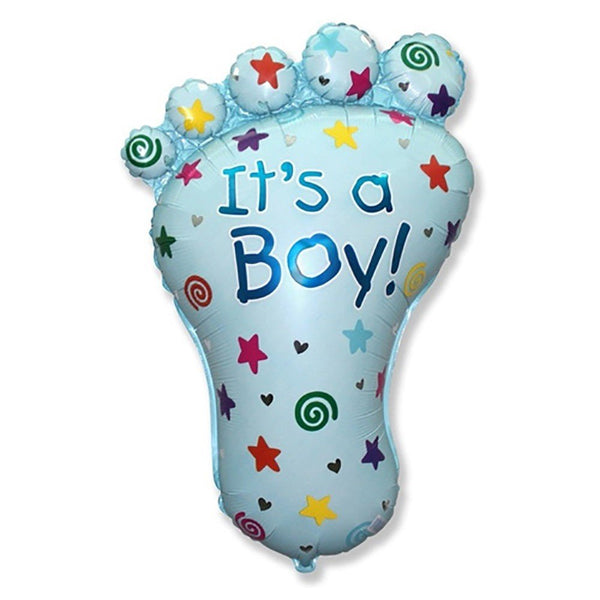 38 inch IT'S A BOY FOOT - LA Balloons