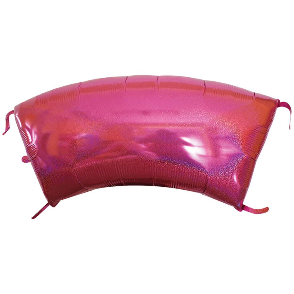 38 inch MODULAR ARCH SHAPED PANEL - GLITTER FUCHSIA