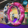 38 inch MODULAR ARCH SHAPED PANEL - GLITTER SILVER - LA Balloons