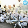 39 inch 3D STAR - BURST - METALLIC MAGENTA (AIR - FILL ONLY) - LA Balloons