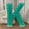 39 inch LETTER - K MOSAIC FRAME - LA Balloons