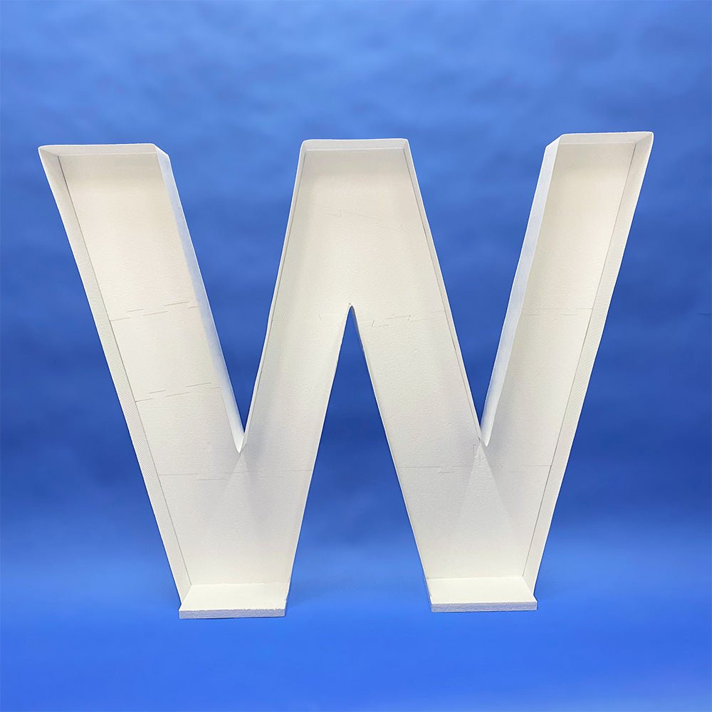 39 inch LETTER - W MOSAIC FRAME