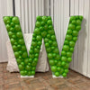 39 inch LETTER - W MOSAIC FRAME - LA Balloons