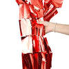 3ft X 6.5ft FOIL SQUARES CURTAIN - METALLIC RED - LA Balloons