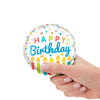 4 inch BIRTHDAY CANDLES MINI SHAPE (AIR - FILL ONLY) - LA Balloons