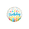 4 inch BIRTHDAY CANDLES MINI SHAPE (AIR - FILL ONLY) - LA Balloons