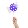 4 inch CANDY - PURPLE POLKA DOTS (AIR - FILL ONLY) - LA Balloons
