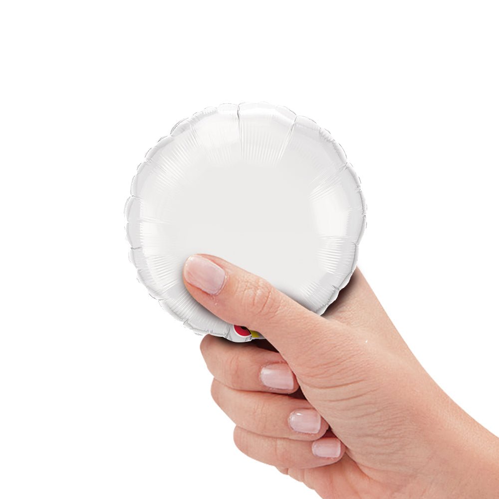4 inch MINI CIRCLE - WHITE (AIR-FILL ONLY)
