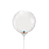 4 inch MINI CIRCLE - WHITE (AIR - FILL ONLY) - LA Balloons