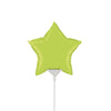 4 inch MINI STAR - LIME GREEN (AIR - FILL ONLY) - LA Balloons