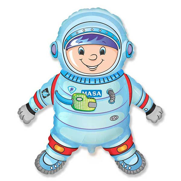 40 inch ASTRONAUT SPACE BOY - BLUE - LA Balloons