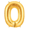 40 inch LETTER O - GOLD MEGALOON - LA Balloons